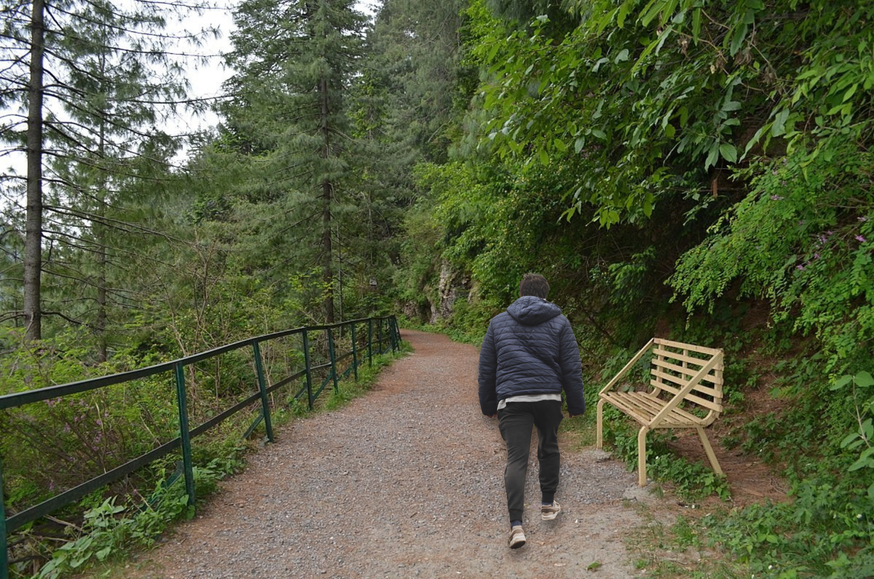 Pipeline Track Nathia Gali is a 3.5 km track and takes 40 minutes